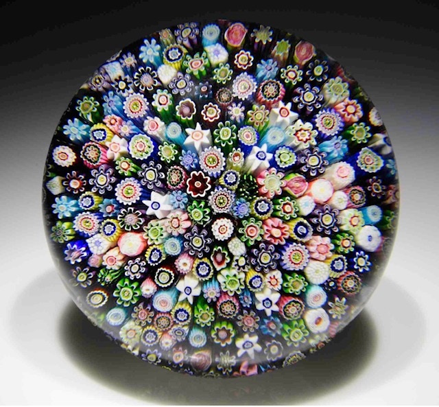 milliefiori patterned paperweight, like the style purchased by Oregon Antique Buyer